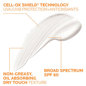 La Roche-Posay sunscreen applied on hand showing lightweight spreadability