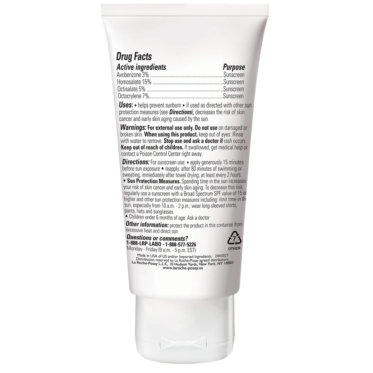 La Roche-Posay sunscreen in a beach bag highlighting water-resistant benefit