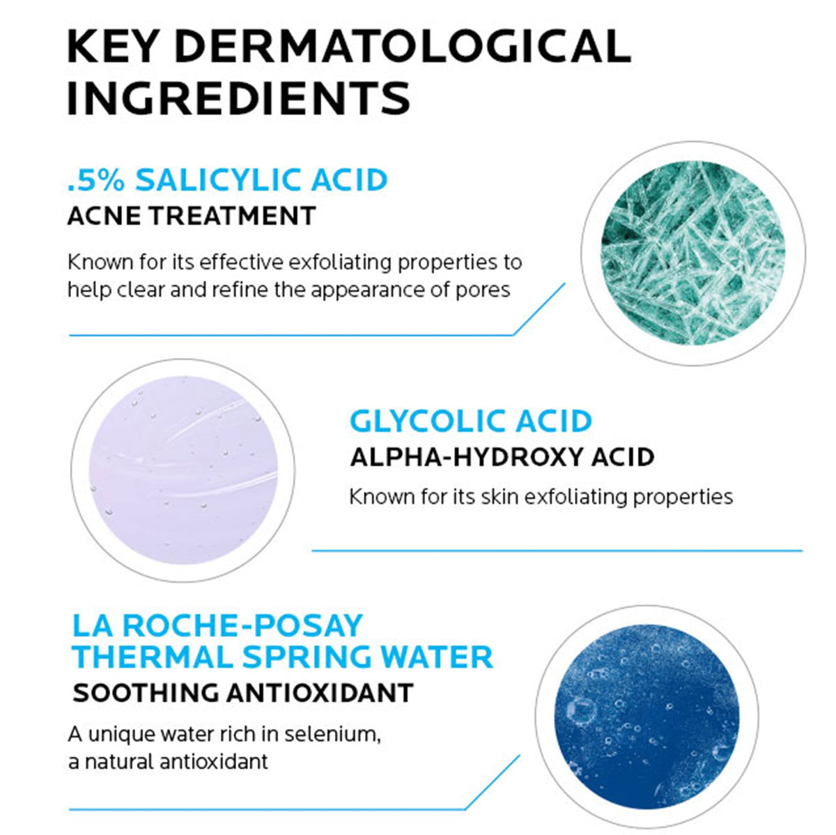 La Roche-Posay toner on cotton pad demonstrating easy application and cleansing
