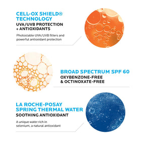 La Roche-Posay texture close-up melting into skin for smooth finish benefit