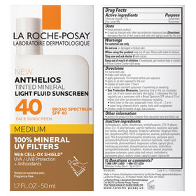 La Roche-Posay applied outdoors illustrating daily sun protection and matte finish