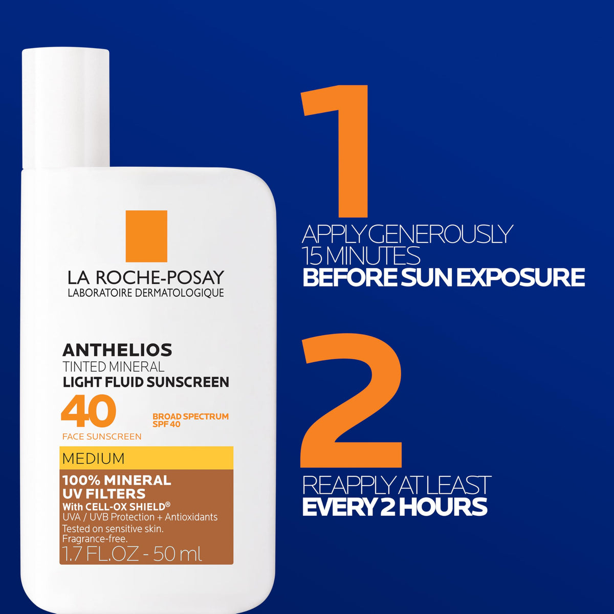 La Roche-Posay travel size placed with essentials showing portability and convenience