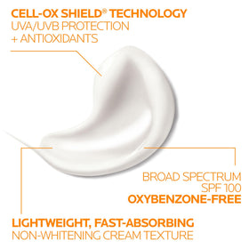 La Roche-Posay texture close-up melt-in milk absorbed quickly for lightweight protection