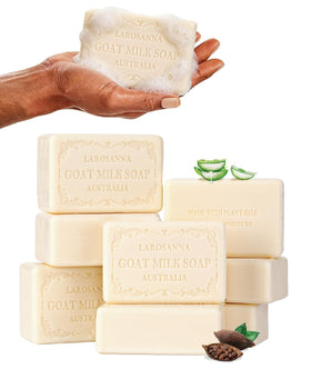 larosanna front packaging showing eight bars and value for families