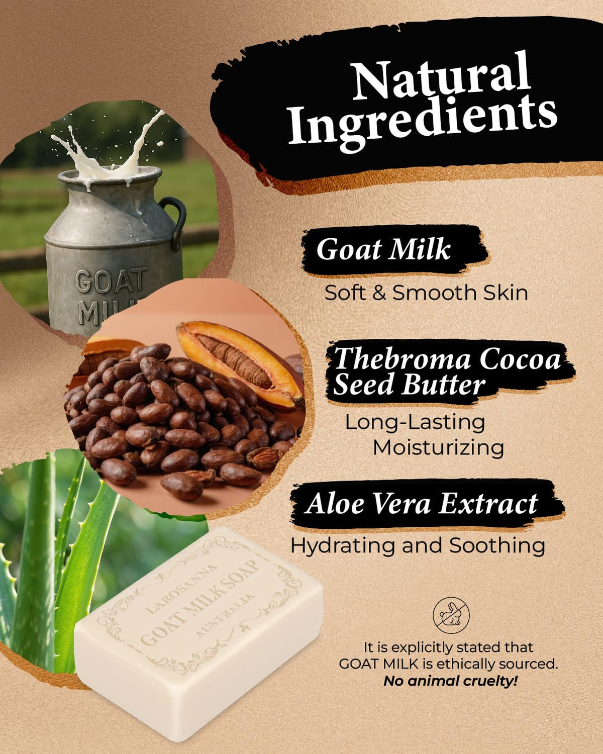 larosanna rich lather texture on lather net demonstrating creamy foam
