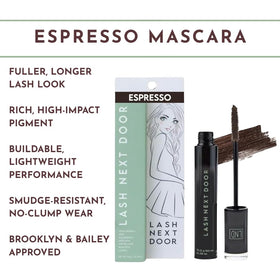 Lash Next Door wand close-up highlighting brush design for precise application