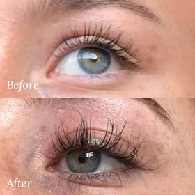 Lash Therapy Australia open tube and applicator brush highlighting precise application