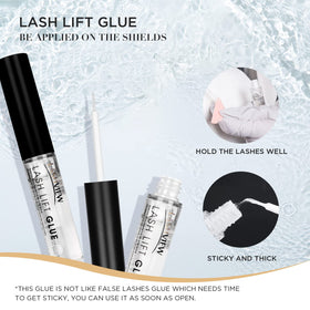 LASHVIEW technician applying lift showing professional-use results and safety