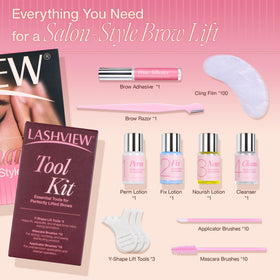 LASHVIEW label and ingredients panel showing product transparency benefit