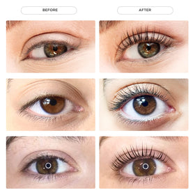 LASHVIEW salon technician applying lift demonstrating professional, hygienic use