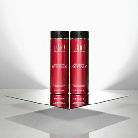 Lasio hypersilk on vanity styling showing smooth, shiny hair