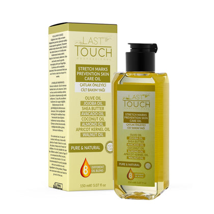 LAST TOUCH front packaging shot showing bottle and calming benefits