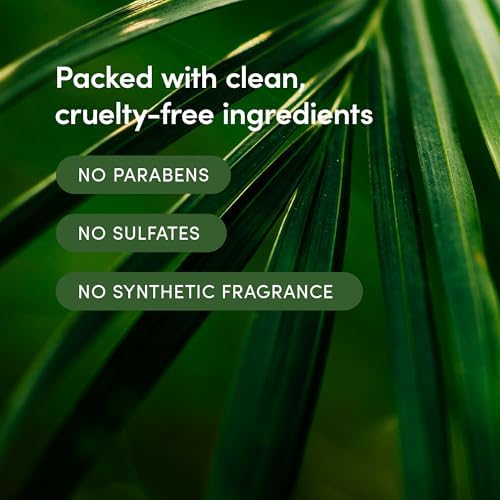 LATHER ingredients display with aloe and seaweed for nourishing benefits
