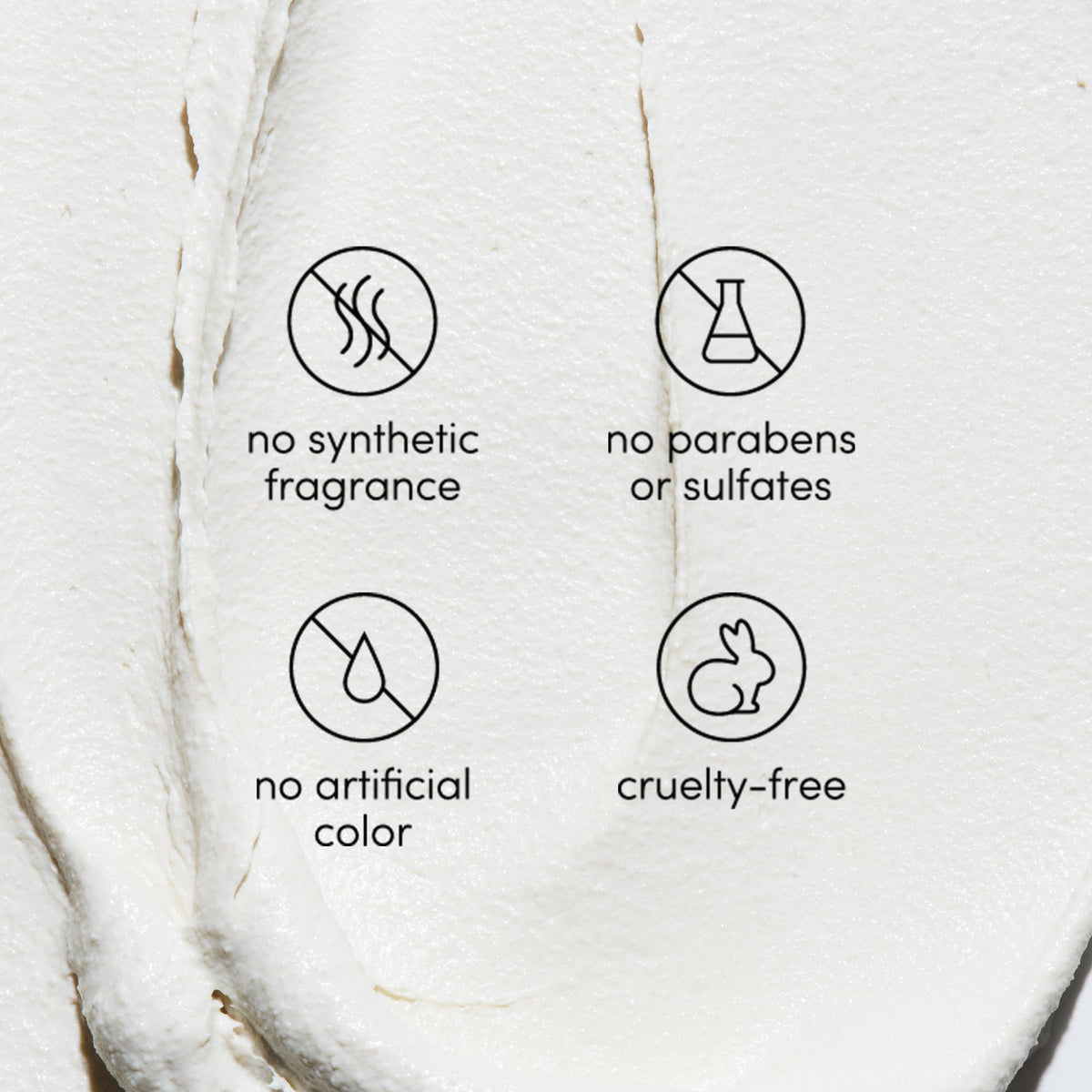 LATHER label and ingredient list emphasizing natural, gentle formulation
