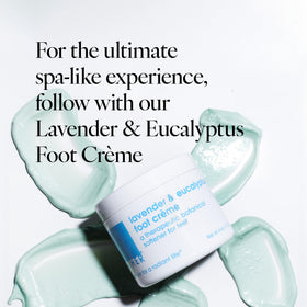 LATHER product styled in bathroom spa setting suggesting at-home pampering