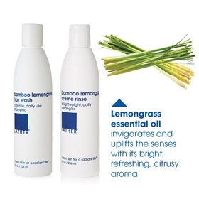 LATHER foam lather from shampoo demonstrating gentle cleansing action