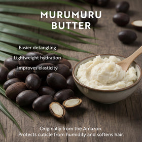 LATINUS Murumuru butter ingredient display for humidity protection