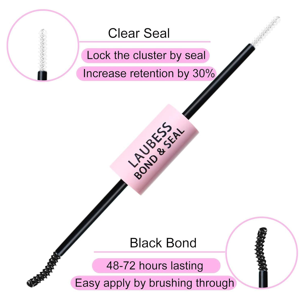 LAUBESS bond mini brush closeup for precise glue application and clean lines