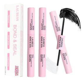 LAUBESS front packaging showing dual lash bond and seal kit for reliable hold
