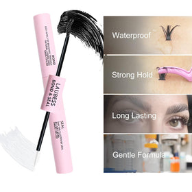 LAUBESS lifestyle image of woman wearing cluster lashes for confident all‑day wear