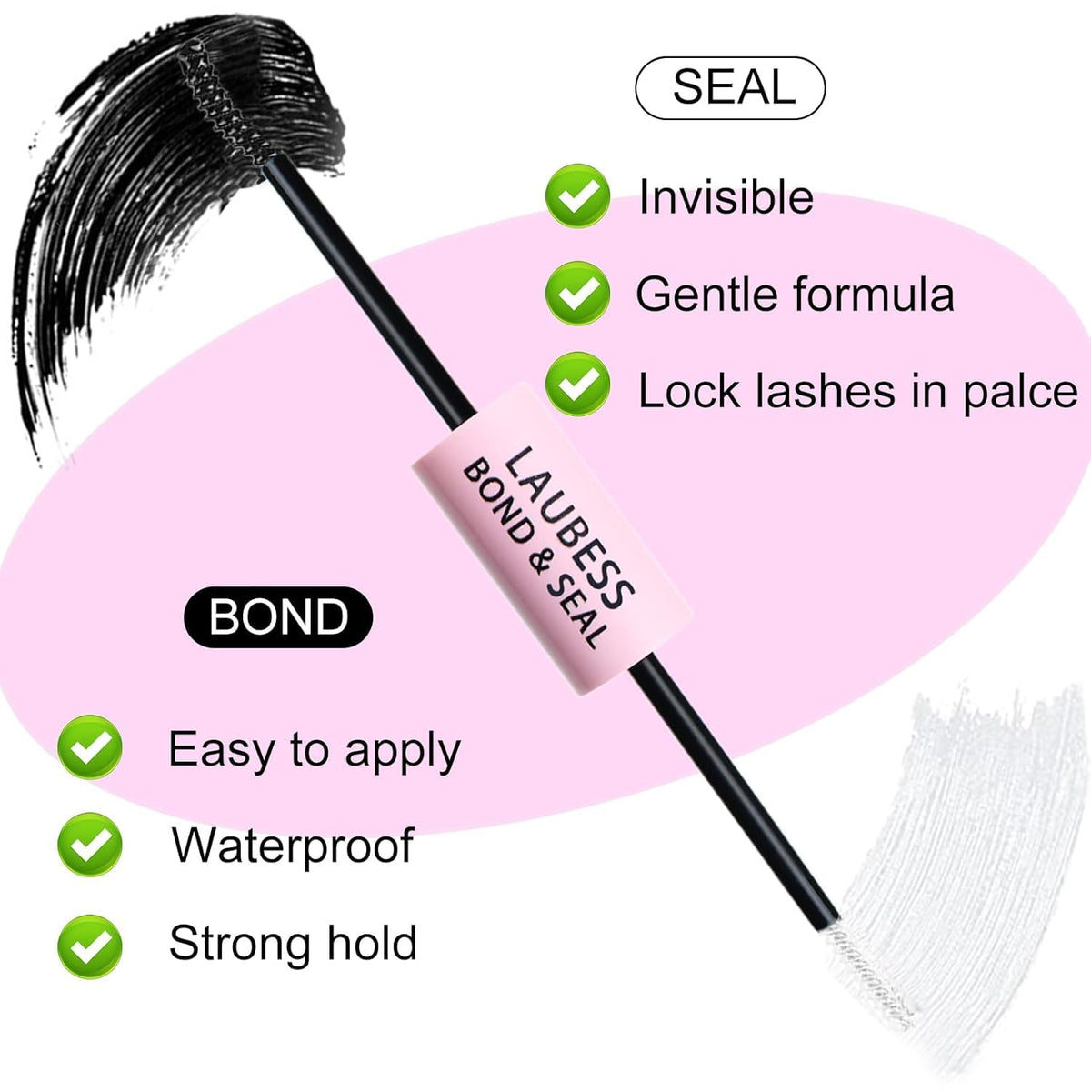 LAUBESS seal ball‑tip applicator detail for even top coat and waterproofing