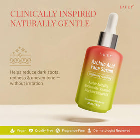 LAUER COSMETIC applying a few drops to face showing easy layering and fast absorption