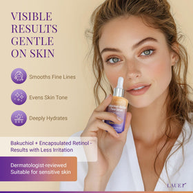 LAUER COSMETIC pipette dispensing serum for controlled, waste-free dosing