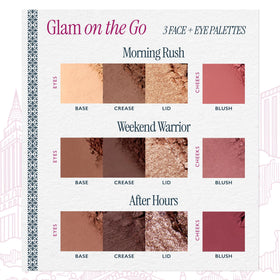 LAURA GELLER NEW YORK printed application guide on pans for easy step-by-step use