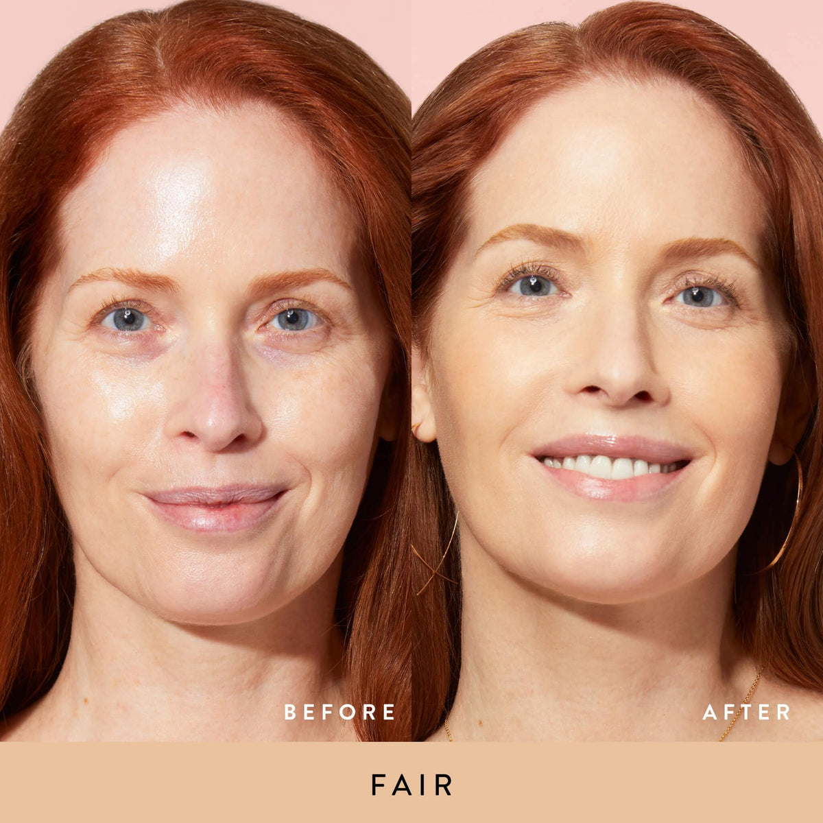 LAURA GELLER NEW YORK open compact displaying powder and applicator for quick touch-ups