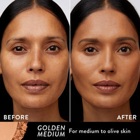 LAURA GELLER NEW YORK open pan showing baked texture and smooth blendability benefit