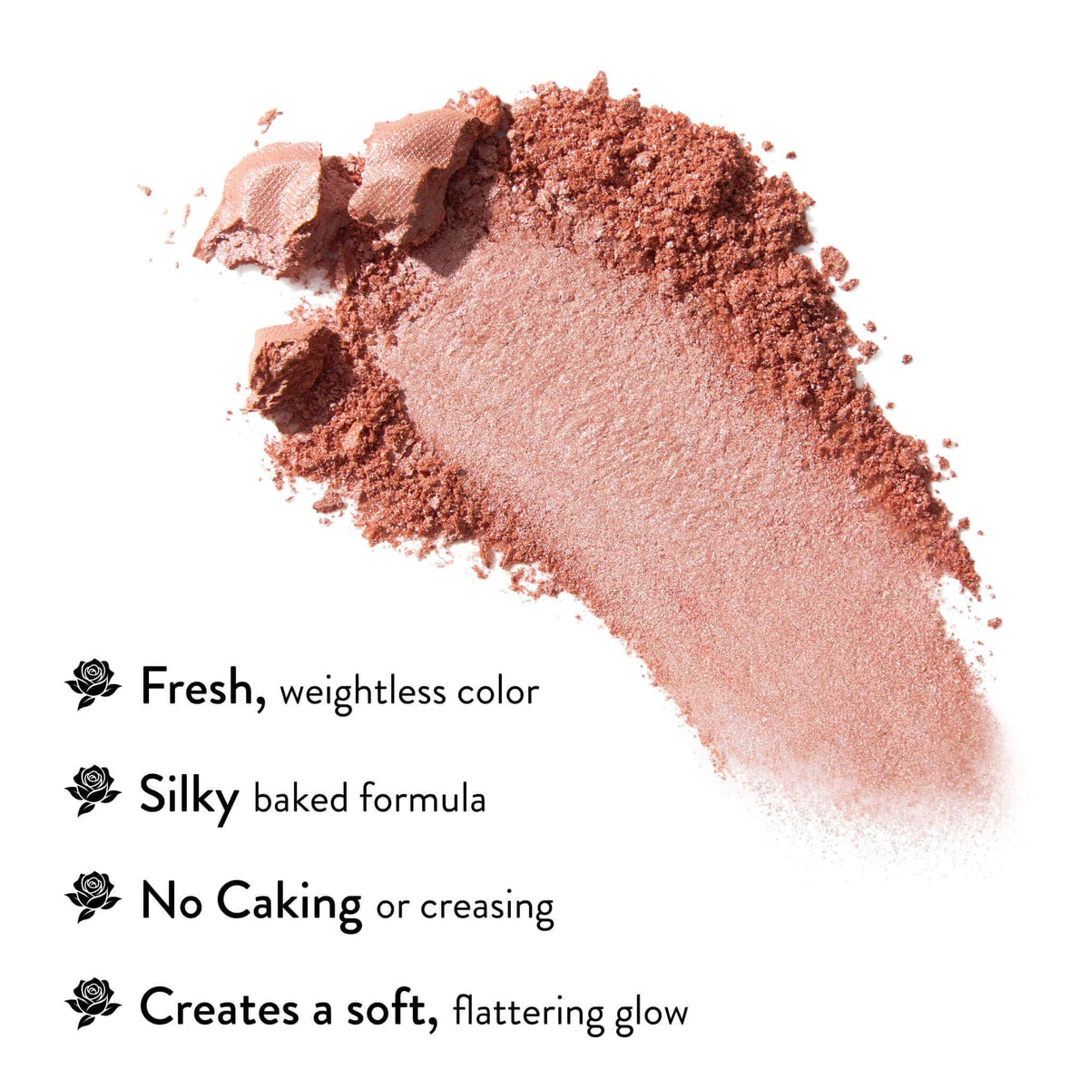 LAURA GELLER brush blending blush across cheek for seamless lift
