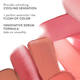 LAURA GELLER NEW YORK blush applied on model cheeks for natural radiance