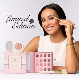 LAURA GELLER label on compact emphasizing shade name and details