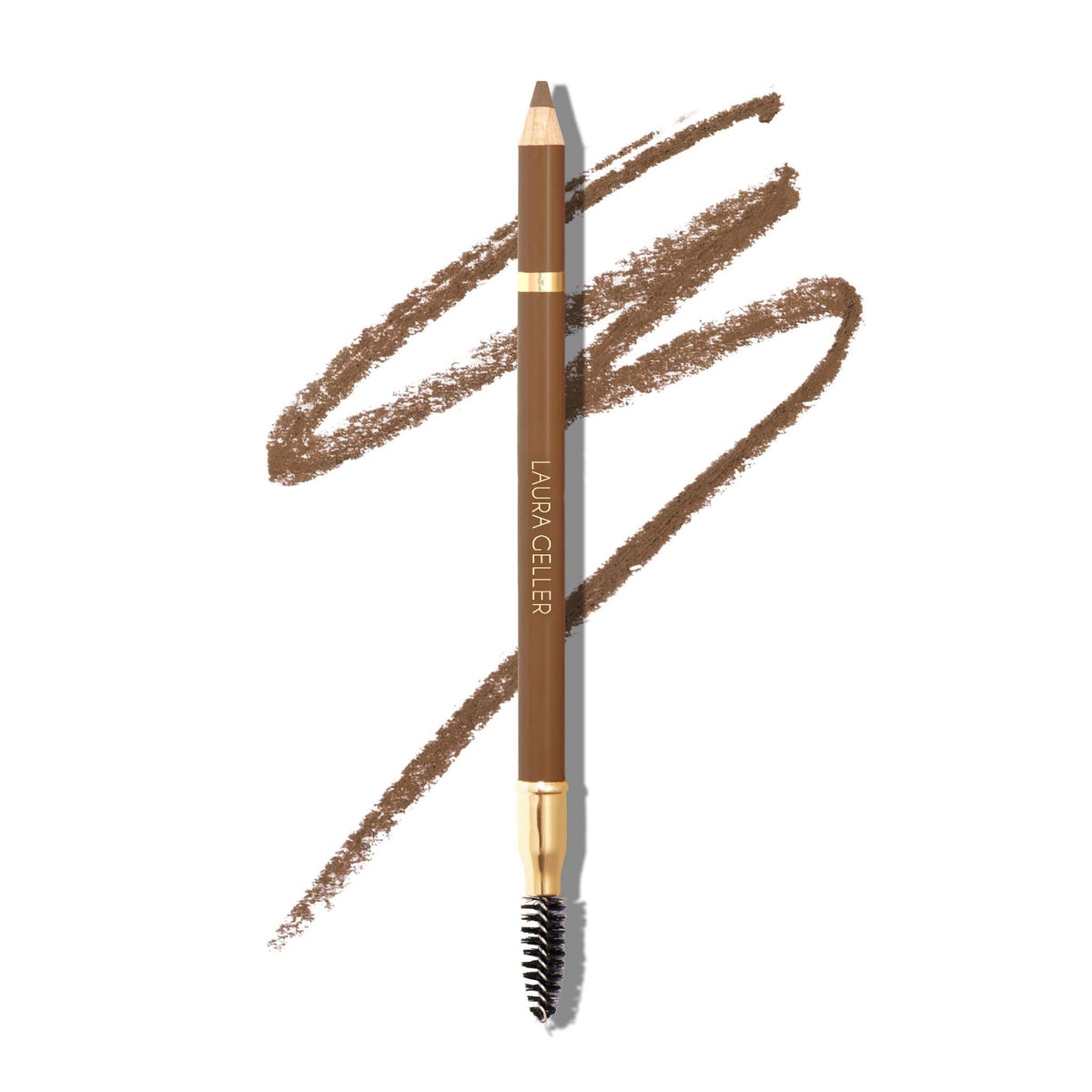 LAURA GELLER NEW YORK front view of pencil showing compact design and convenience
