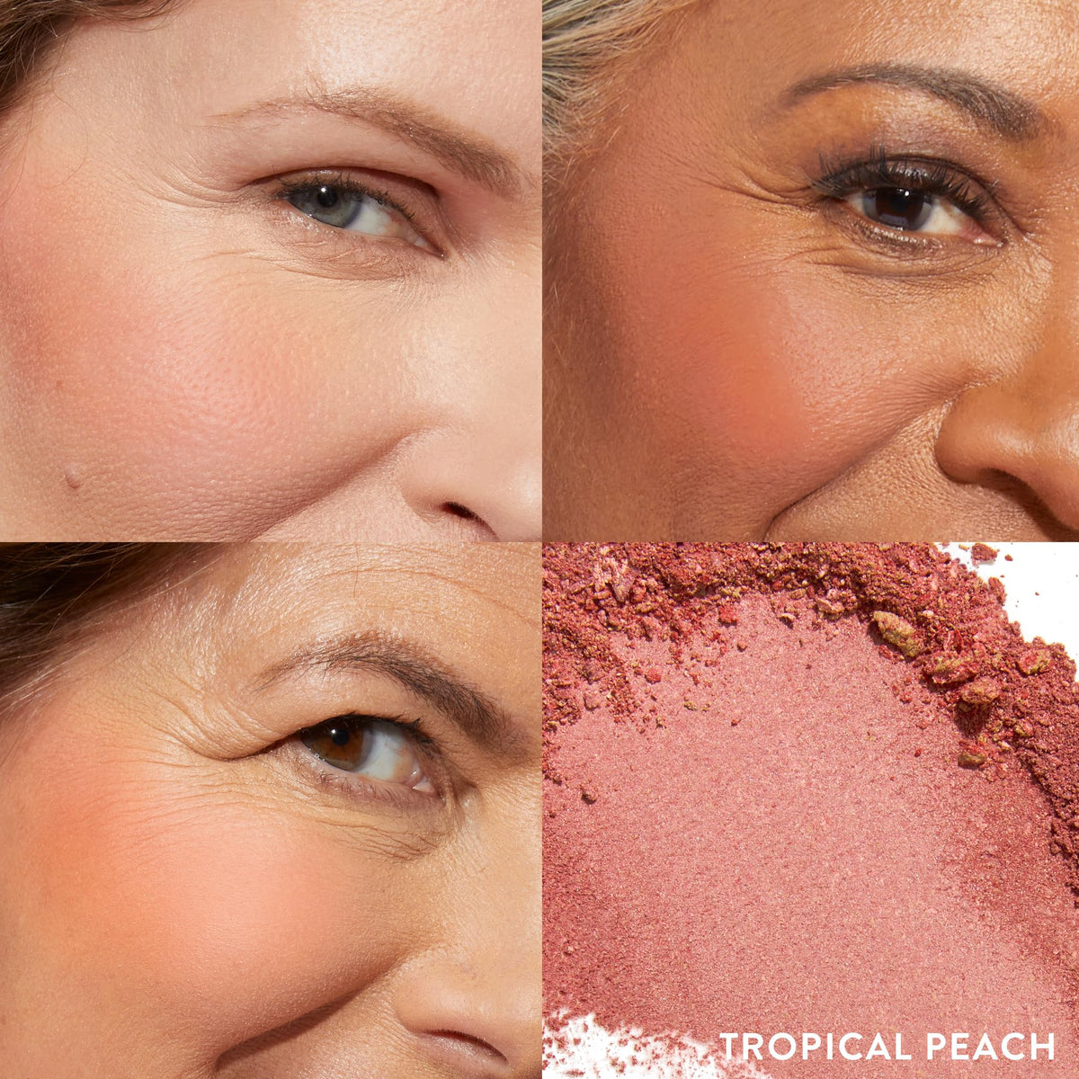 LAURA GELLER close-up marbleized texture highlighting silky, blendable payoff