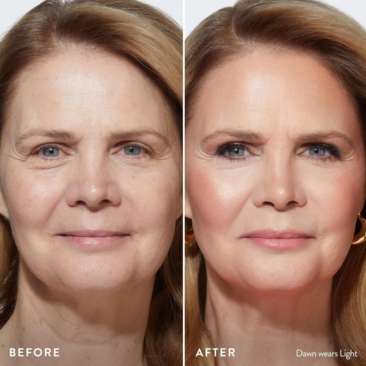 LAURA GELLER foundation pan closeup highlighting smooth baked texture benefit