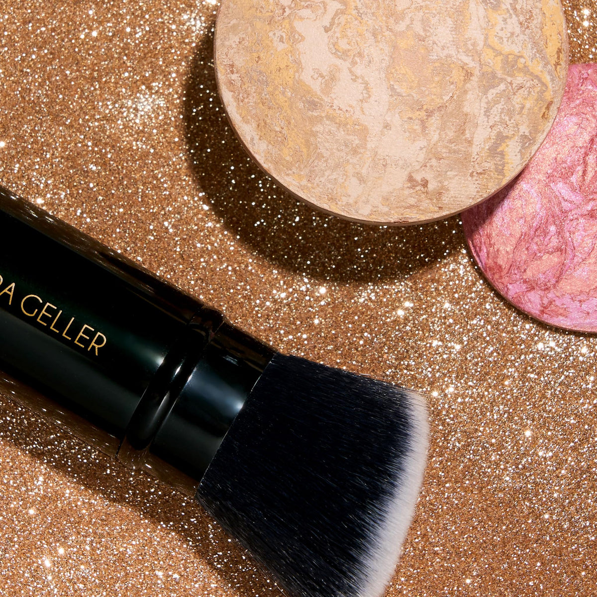 LAURA GELLER NEW YORK foundation texture swatch on skin for smooth demi-matte finish