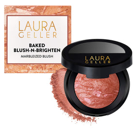 LAURA GELLER front compact showing Pink Grapefruit shade and glow