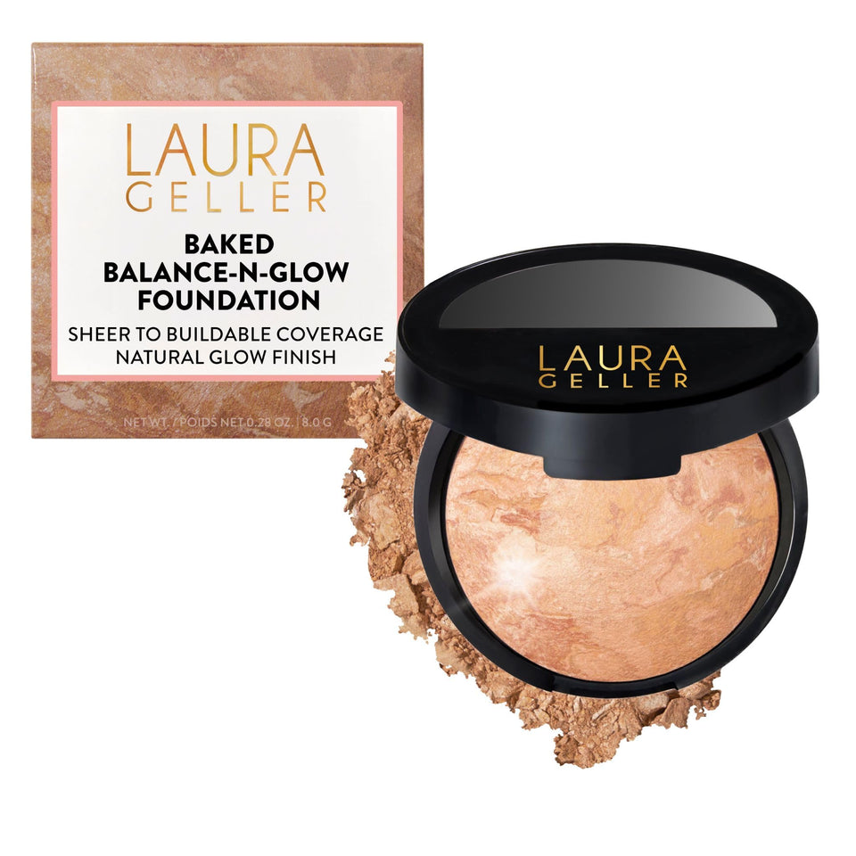 LAURA GELLER front compact showing elegant packaging and travel-ready design