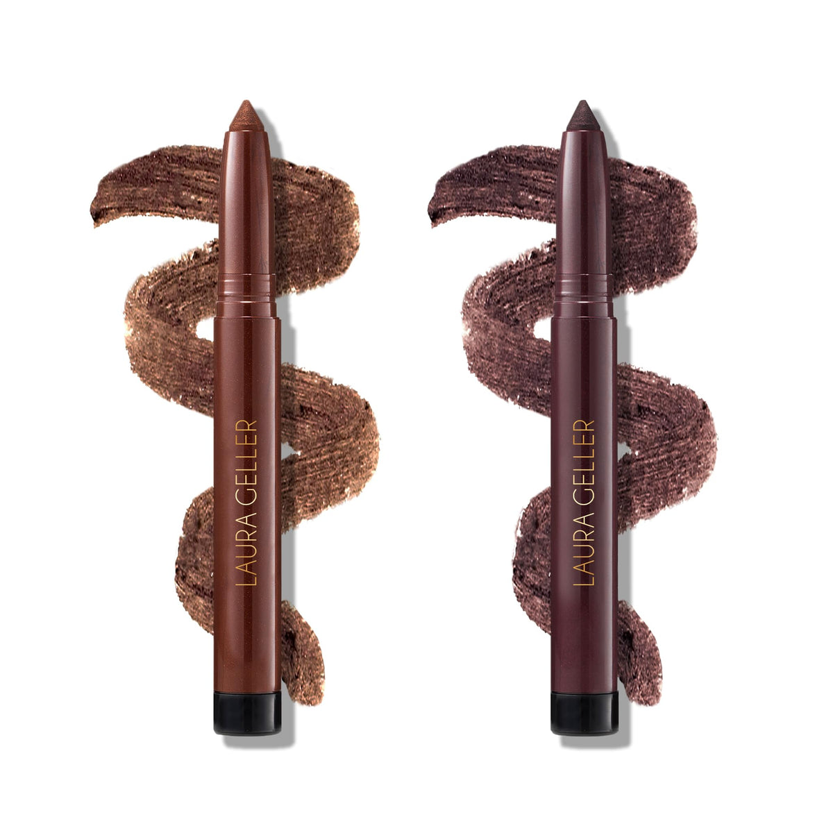 LAURA GELLER NEW YORK front packaging duo showing pencils and colors benefit convenience