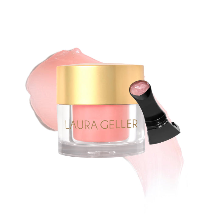 LAURA GELLER NEW YORK front packaging showing guava lip mask and branding benefits