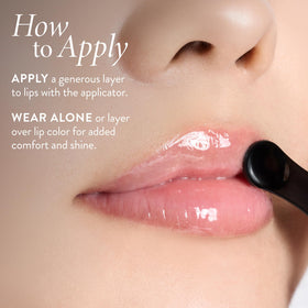 LAURA GELLER NEW YORK on lips closeup showing smooth finish and softened look