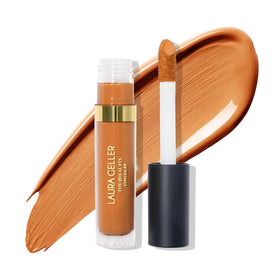 LAURA GELLER NEW YORK front packaging of Ideal Fix concealer showing shade 06 Tan and benefit of full coverage