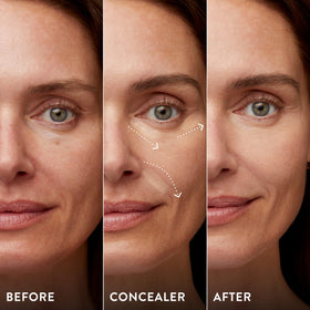 LAURA GELLER NEW YORK concealer inside makeup bag for travel convenience