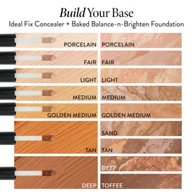 LAURA GELLER NEW YORK model applying concealer showing natural finish