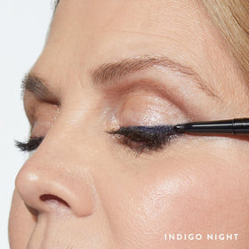 LAURA GELLER INKcredible cap removed showing built-in sharpener for on-the-go use