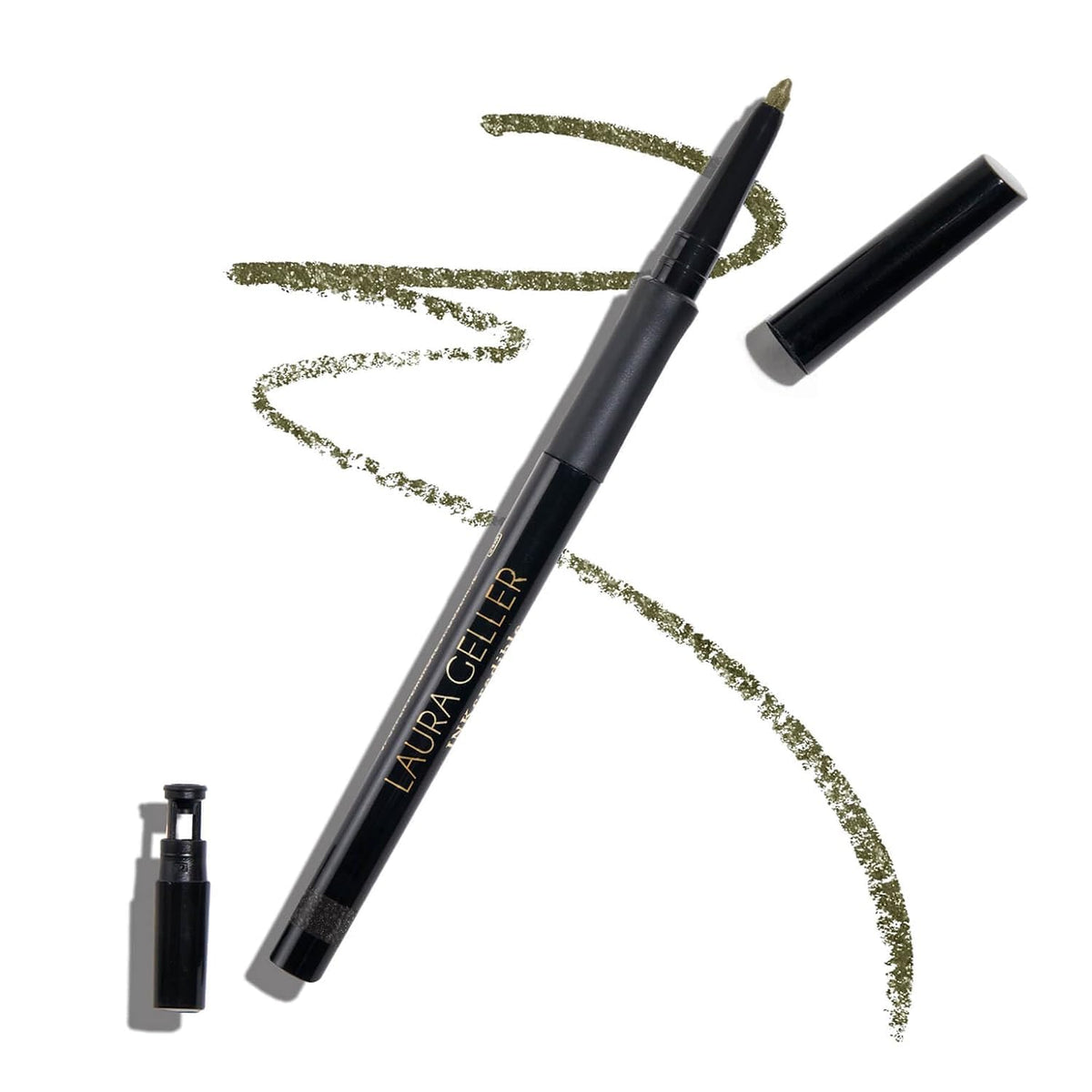 LAURA GELLER NEW YORK front packaging showing pencil and color for easy identification