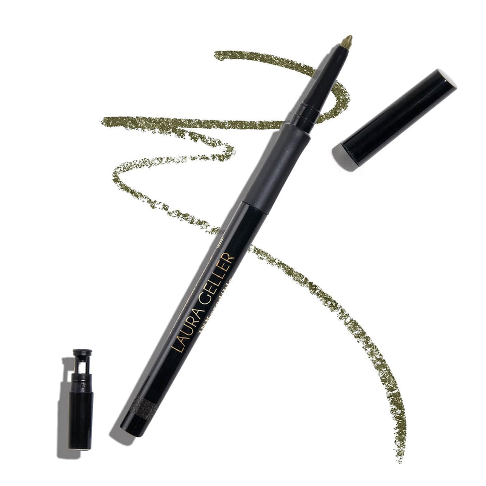 LAURA GELLER NEW YORK front packaging showing pencil and color for easy identification