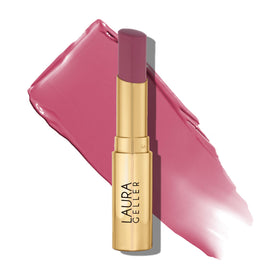 LAURA GELLER NEW YORK front-open tube showing jelly balm and color payoff, quick application benefit