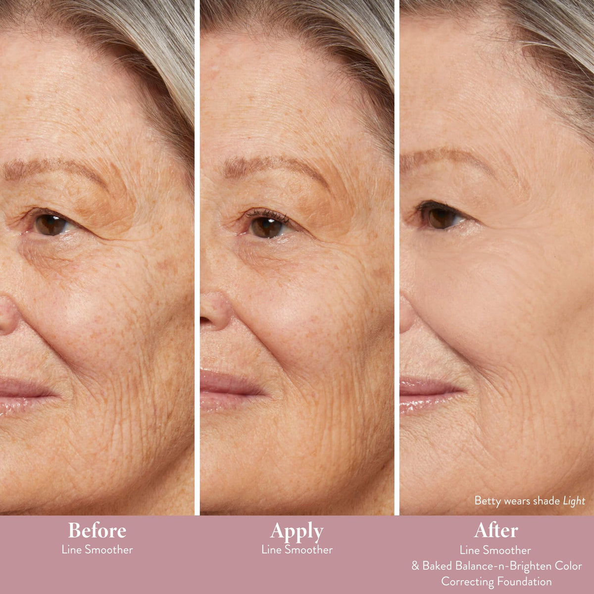 LAURA GELLER NEW YORK creamy primer texture close-up showing smooth finish benefit